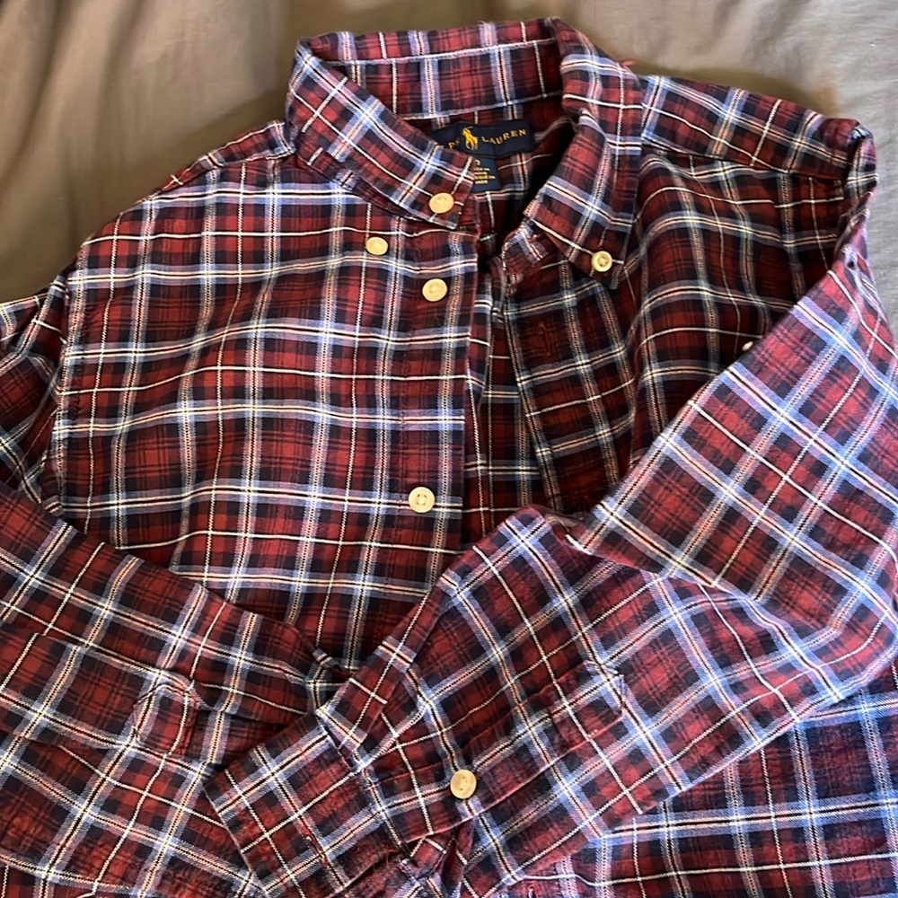 ralph lauren button down shirt